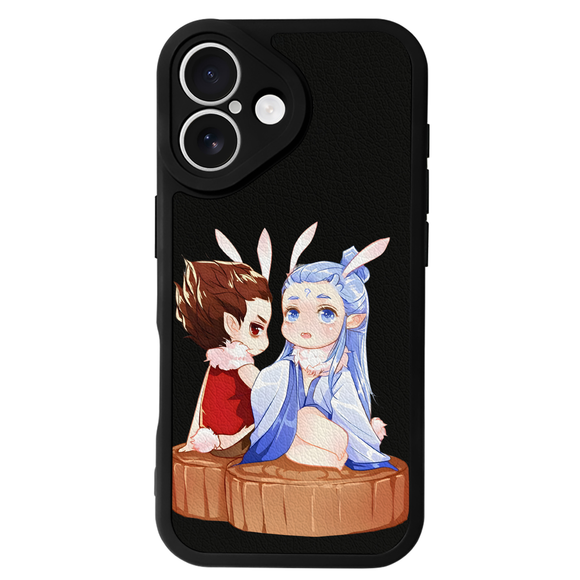 （画像用） Ne Zha 2 ナタ 魔童の大暴れ 【iPhone 16シリーズ対応】シリコンスマホケース（レザー調） 材質：シリコン